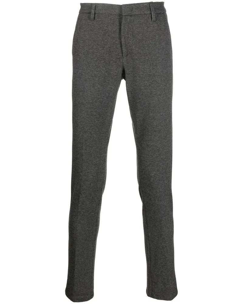 Dondup Hose mit schmalem Schnitt - Schwarz Schwarz
