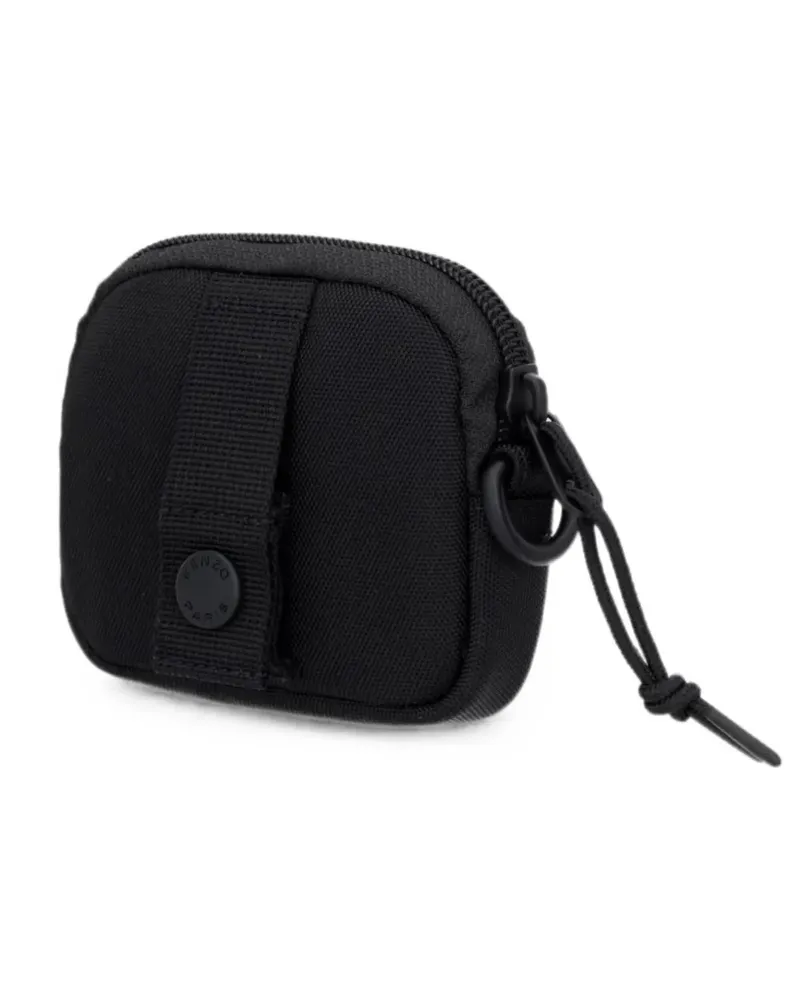 Kenzo Explorer logo-patch zip-around wallet - Schwarz Schwarz