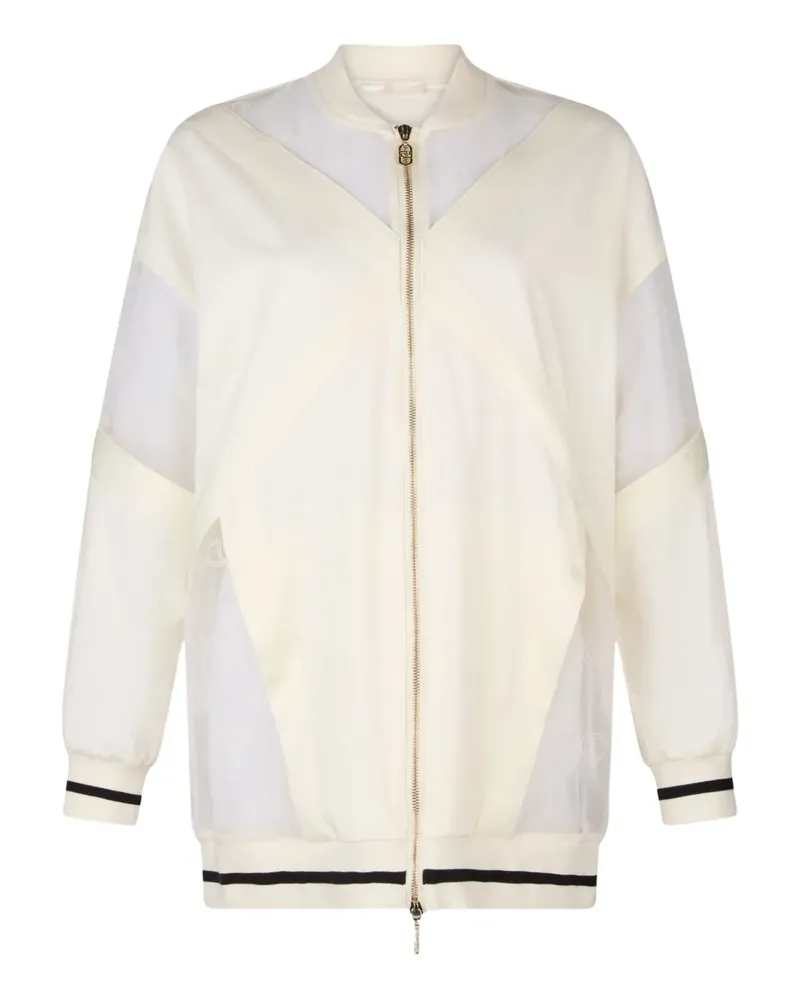 Liu Jo Jacke mit Monogrammmuster - Weiß Weiß