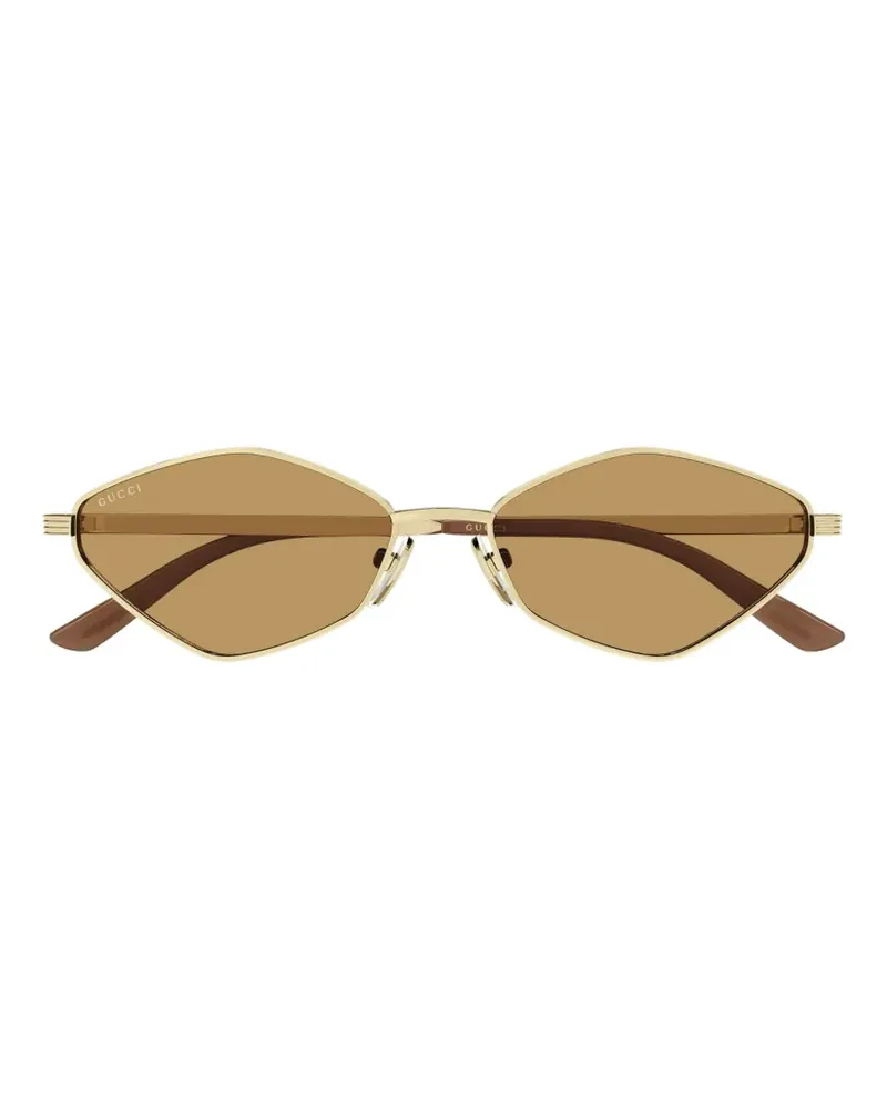 Gucci Geometrische GG2222S Sonnenbrille - Gold Gold