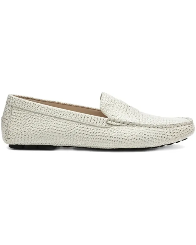 TOD'S gomino leather loafers - Weiß Weiß