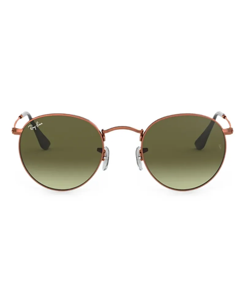 Ray Ban Sonnenbrille mit rundem Gestell - Metallic Metallic