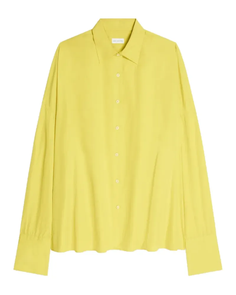 Dries van Noten Cocoon Hemd - Gelb Gelb