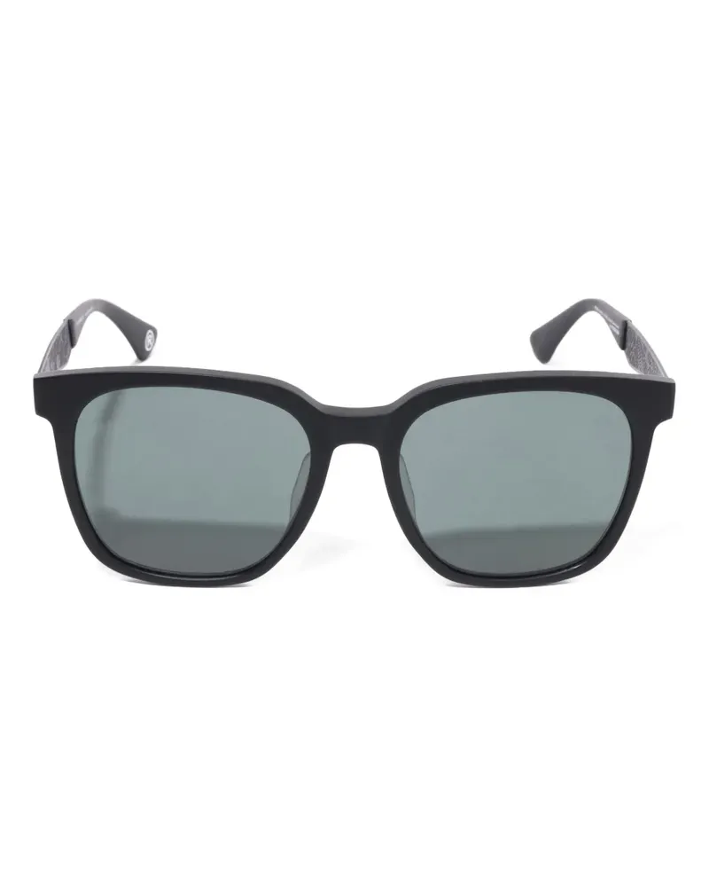 BAPE Sonnenbrille mit gravierten Bügeln - Schwarz Schwarz