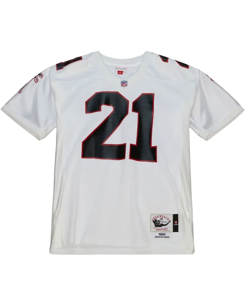 Mitchell & Ness Atlanta Falcons 1991 Deion Sanders Original-Trikot - Weiß Weiß
