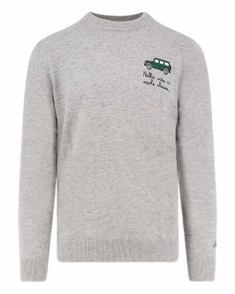 MC2 Saint Barth Pullover mit Stickerei - Grau Grau