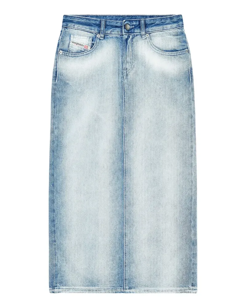 Diesel De-Skye-Fsi five-pocket midi denim skirt - Blau Blau