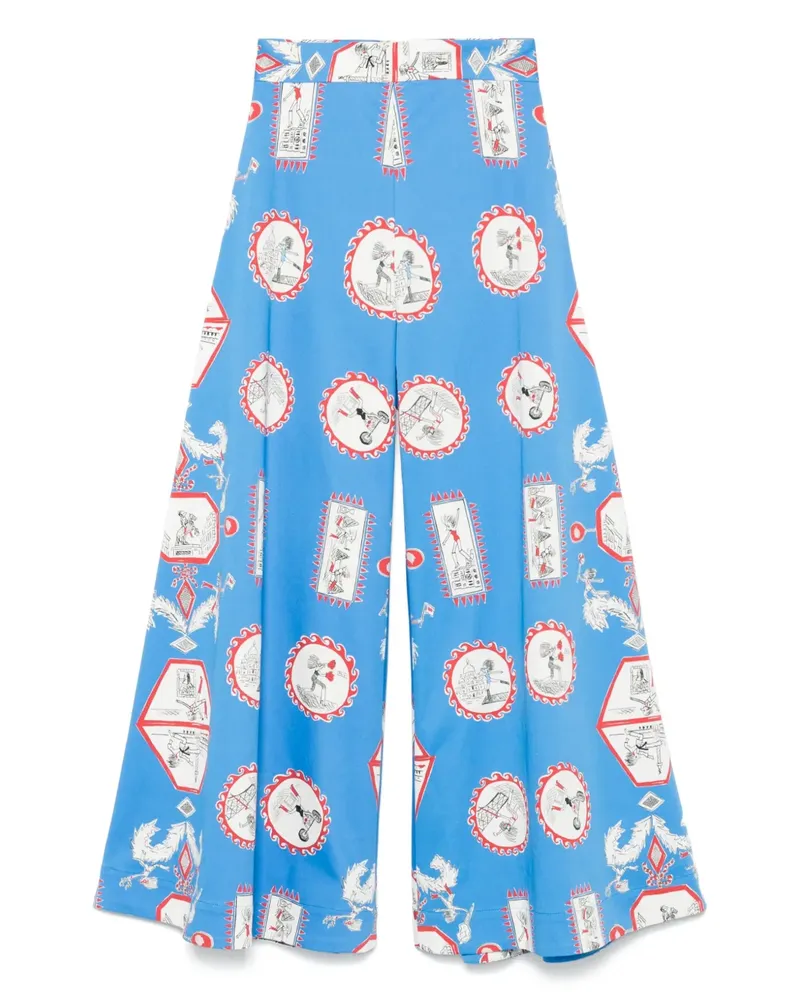 Rianna + Nina Palazzohose - Blau Blau