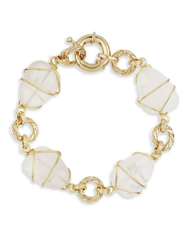 Gas Bijoux Armband mit Kristallen - Gold Gold