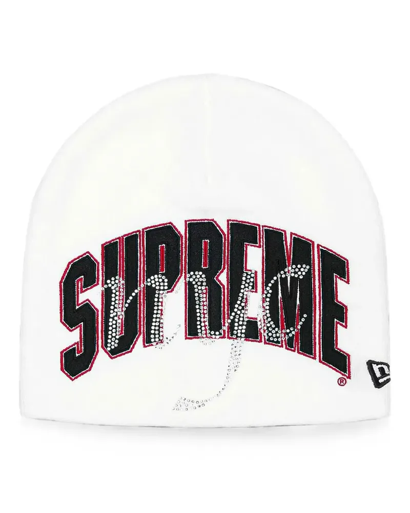 Supreme Being New Era® rhinestone-embellished beanie hat - Weiß Weiß