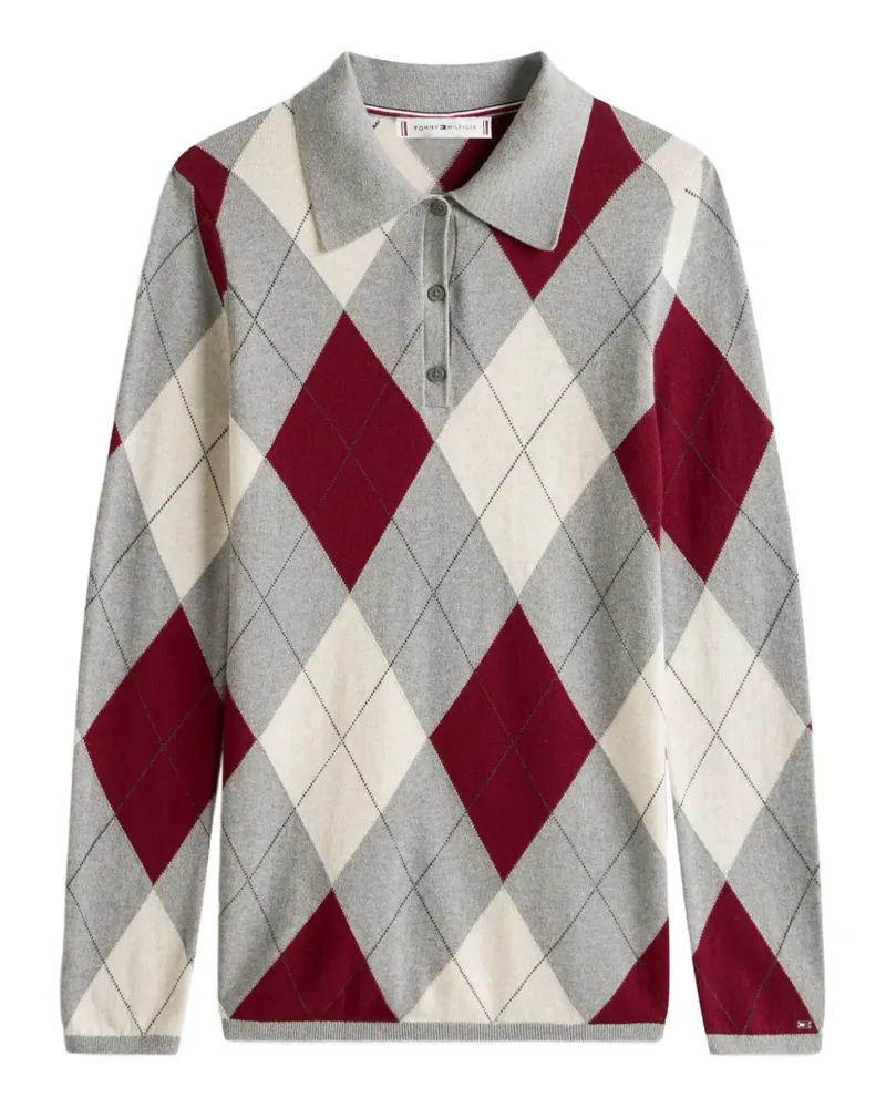 Tommy Hilfiger polo-collar sweater - Grau Grau