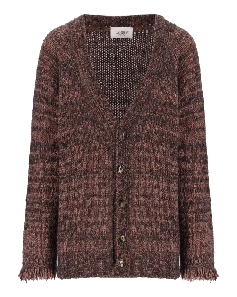 Laneus Geknöpfter Cardigan - Braun Braun