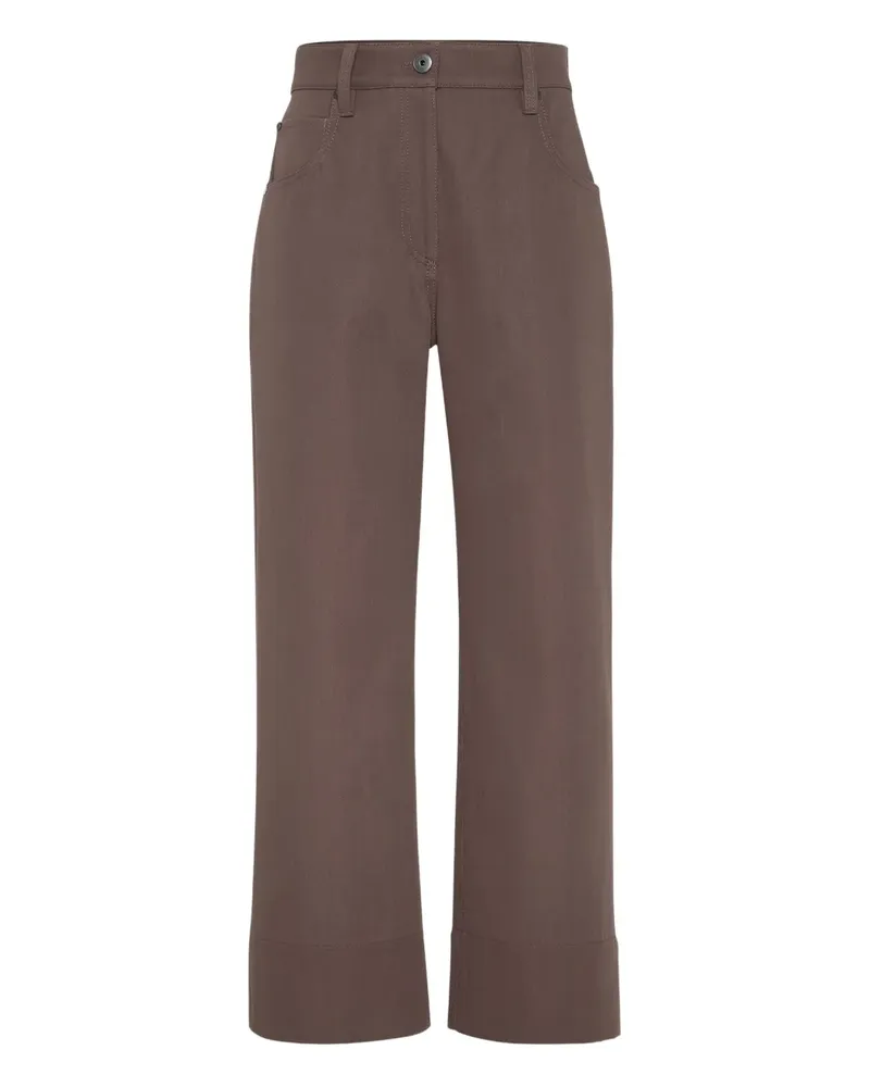 Brunello Cucinelli Hose mit aufgesetzten Taschen - Braun Braun