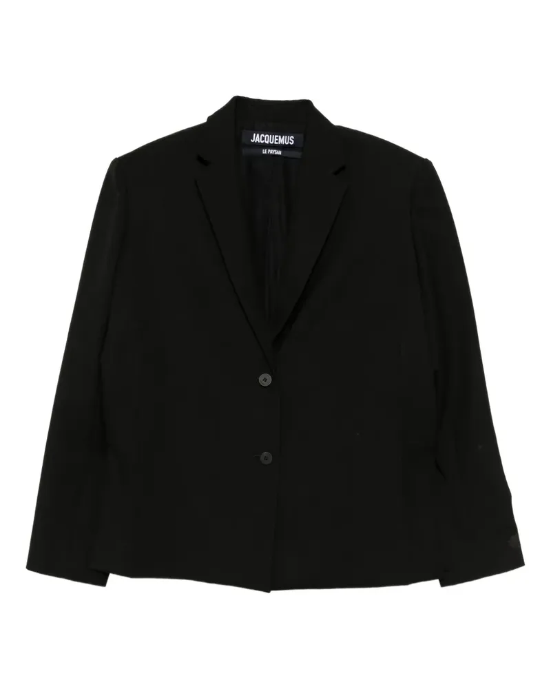 Jacquemus Veste Carree-Jacke - Schwarz Schwarz