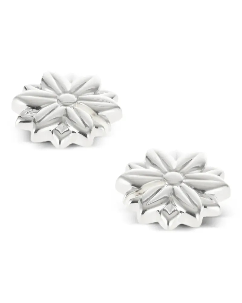 Christofle Silver Flower Place Kartenetui - Silber Silber