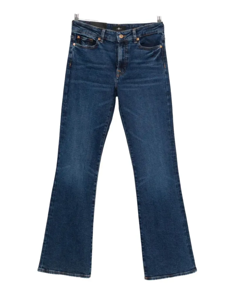 Seven7 The Leggy Bootcut-Jeans - Blau Blau
