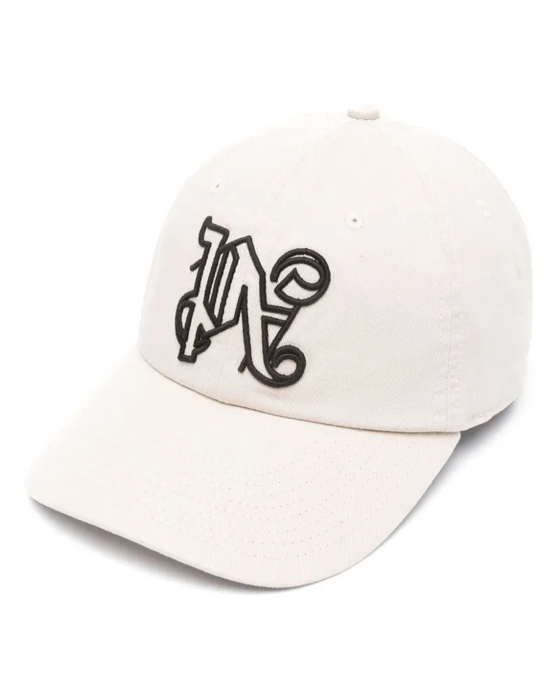 Palm Angels Baseballkappe mit Monogramm-Stickerei Nude