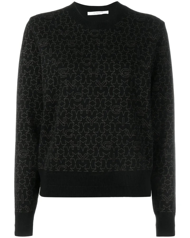 Givenchy Pullover mit Sterne-Print - Schwarz Schwarz