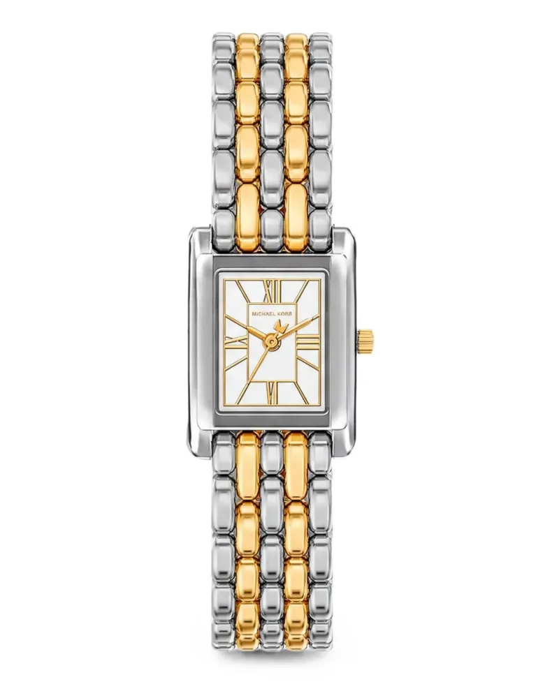 Michael Kors Essex rectangular watch - Weiß Weiß