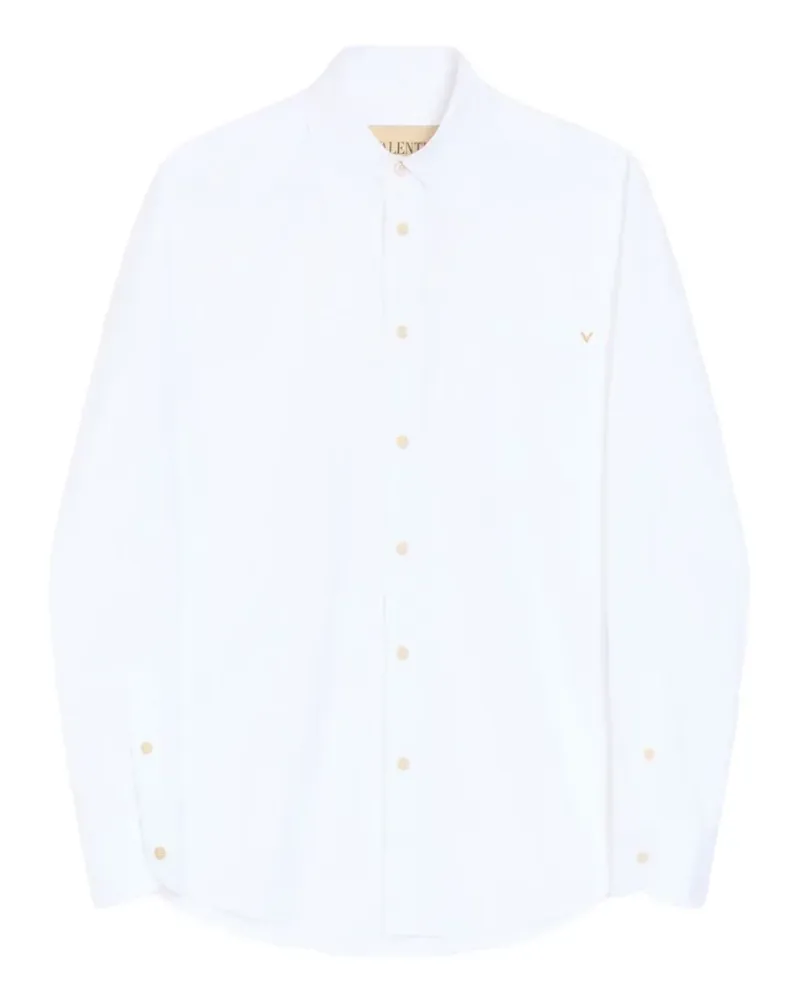 Valentino Garavani VGold Oxford-Hemd - Weiß Weiß
