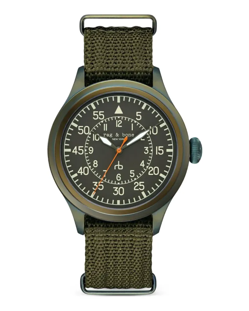 Rag & Bone Archer Armbanduhr 42mm - Grün Grün