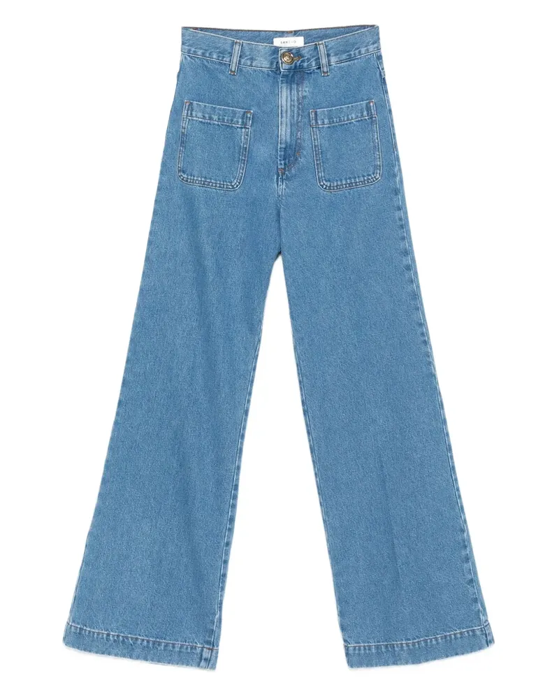 Sandro Jeans mit Taschendetail - Blau Blau