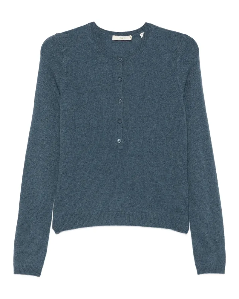 DÔEN Geknöpfter Heath Pullover - Blau Blau