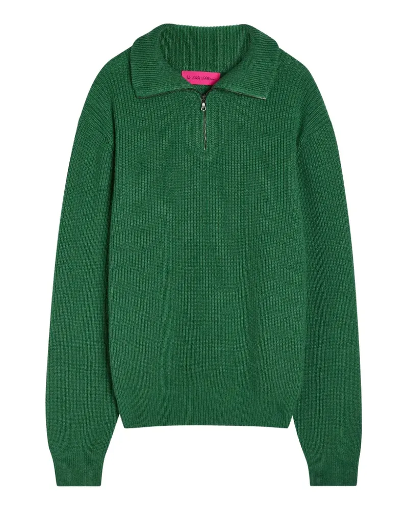 The Elder Statesman Clemente half-zip sweater - Grün Grün