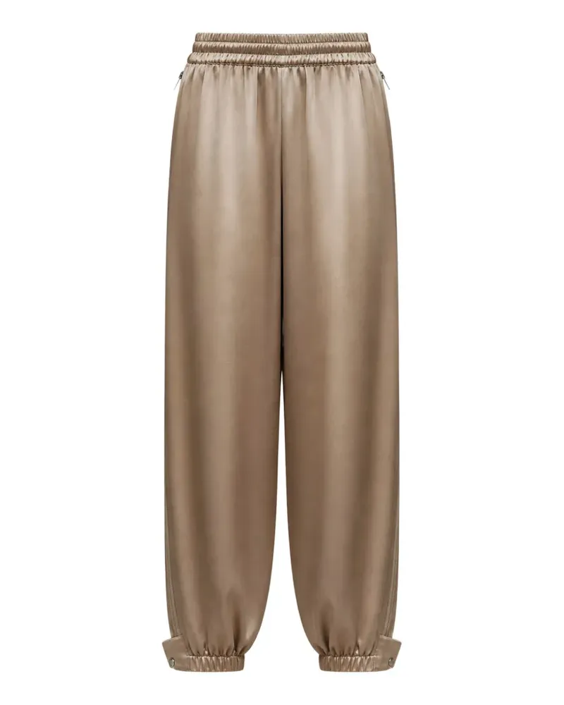 Co zipped-slit silk trousers - Braun Braun