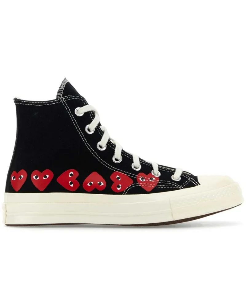 Comme des Garçons x Converse Play High-Top-Sneakers Schwarz