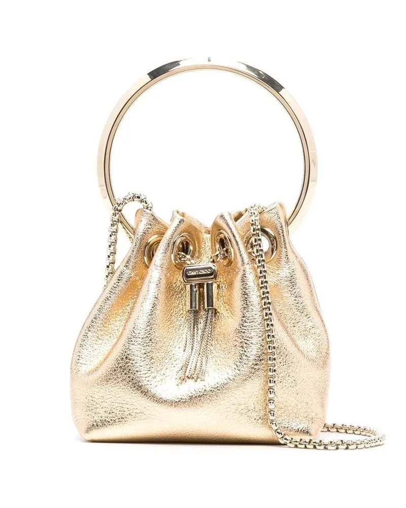 Jimmy Choo Bon Bon Mini-Tasche Gold