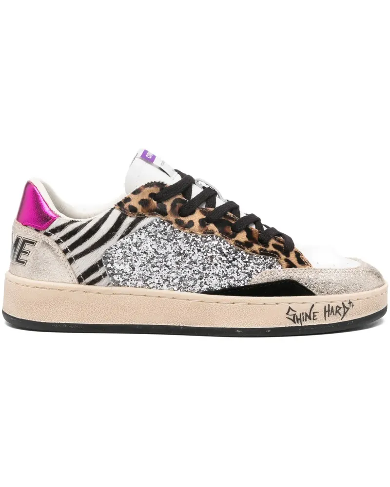 Crime Sneakers mit Animal-Print - Nude Nude