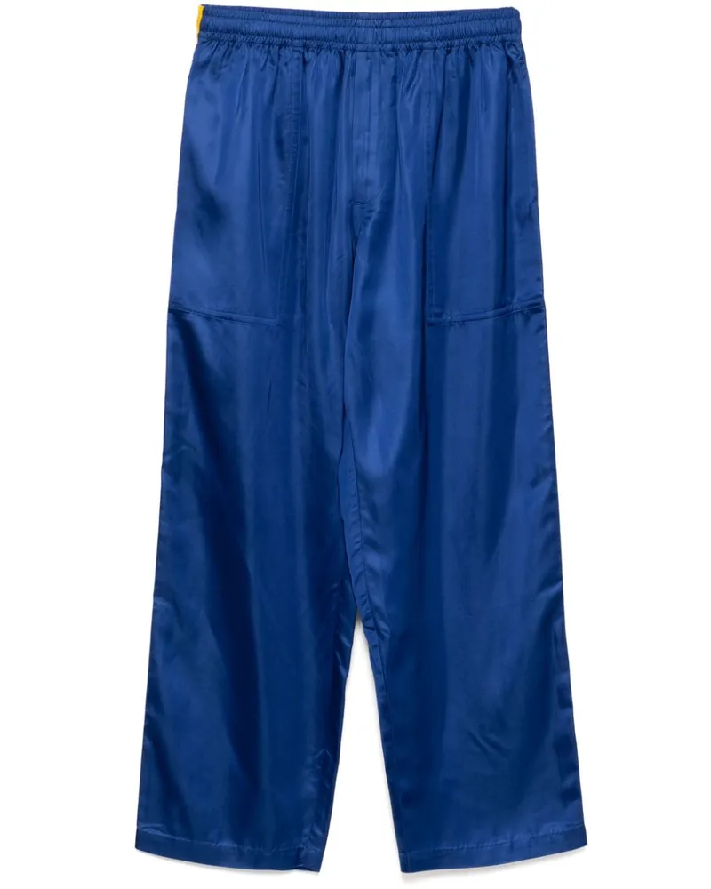 BODE Sporthose aus Satin - Blau Blau