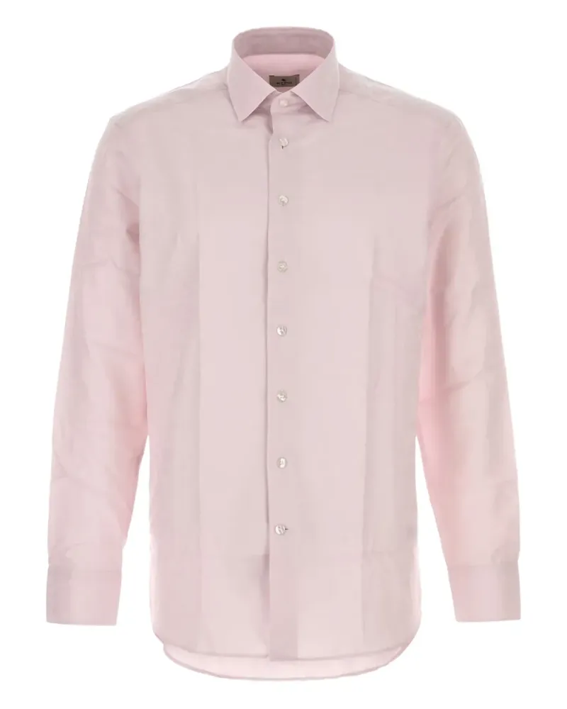 Etro Hemd aus Jacquard - Rosa Rosa