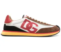 Sneakers mit Logo-Print - Weiß
