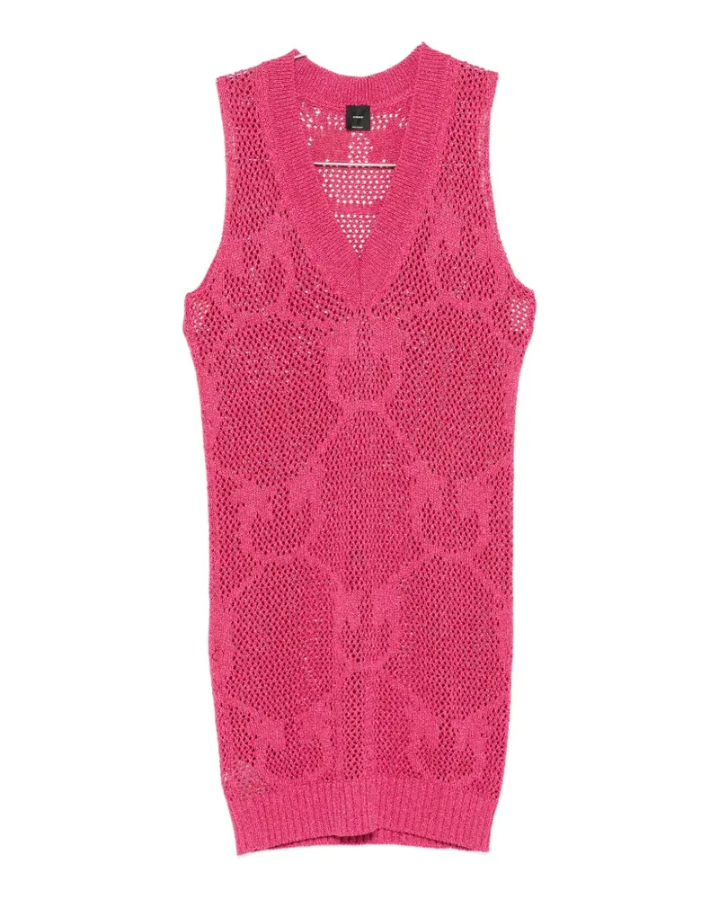 Pinko V-neck mini dress - Rosa Rosa