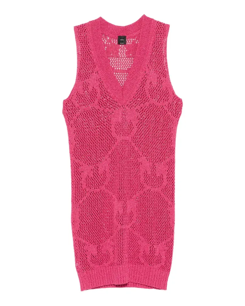 Pinko V-neck mini dress - Rosa Rosa