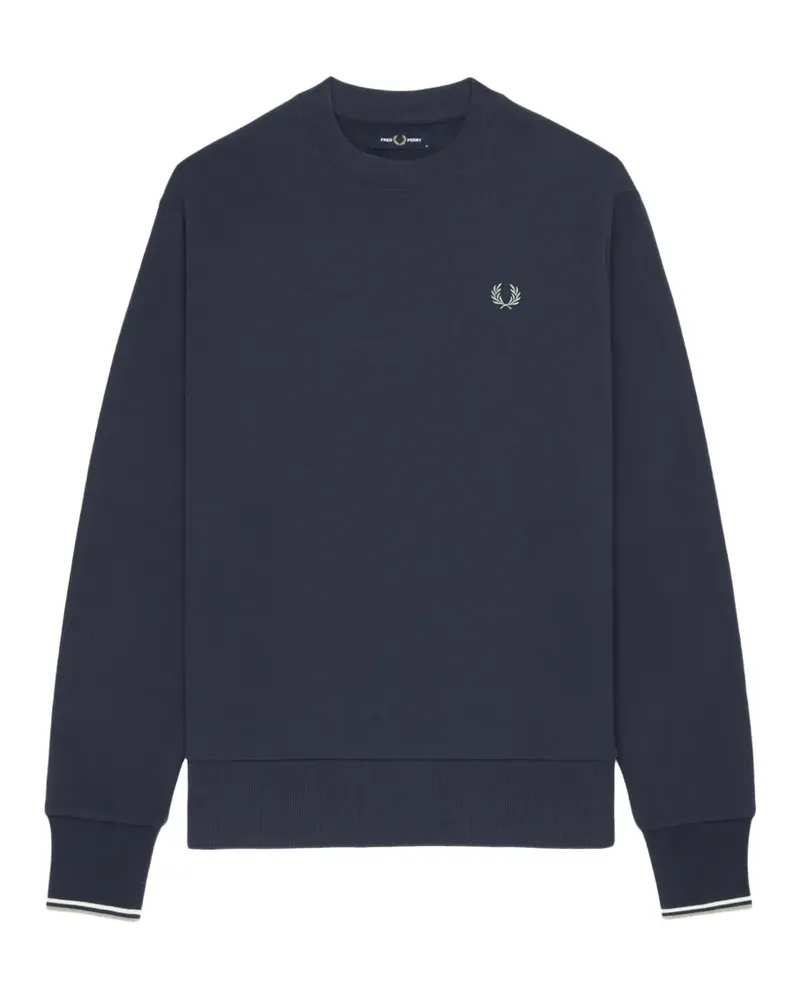 Fred Perry Pullover mit Logo-Stickerei - Blau Blau