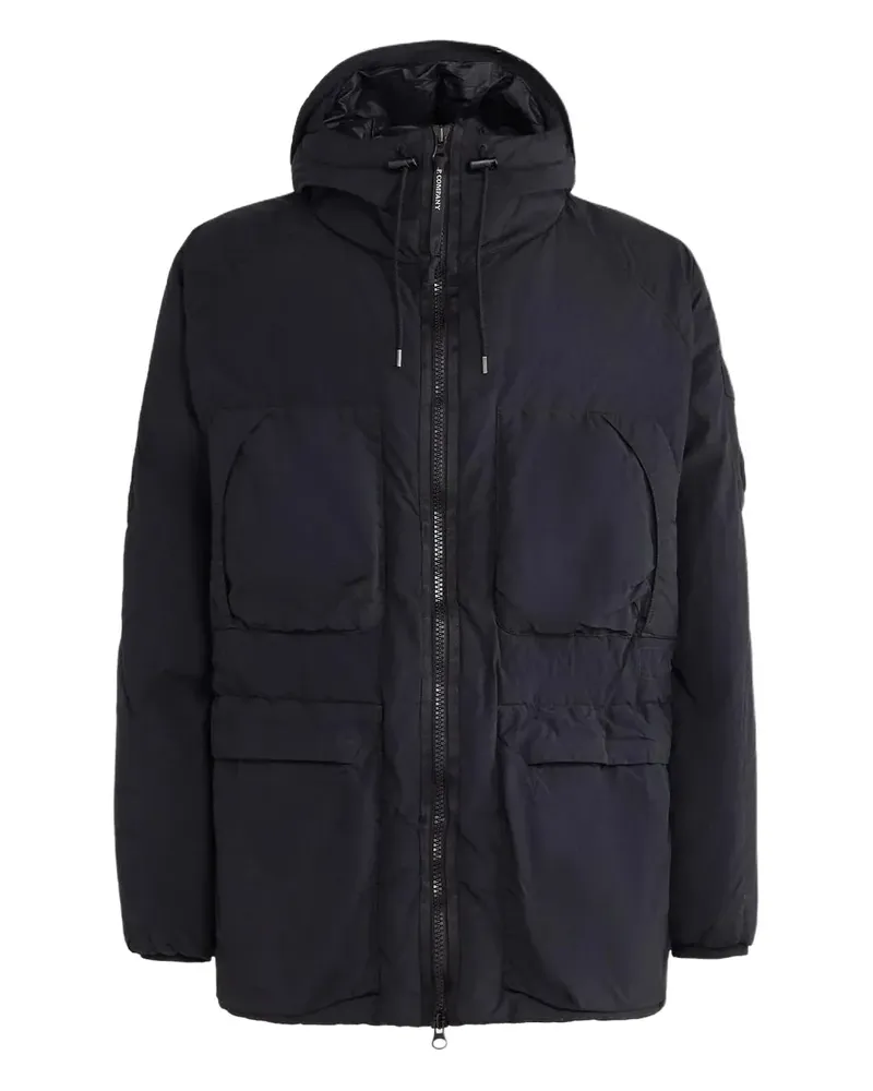 C.P. Company Gefütterte Kapuzenjacke - Schwarz Schwarz