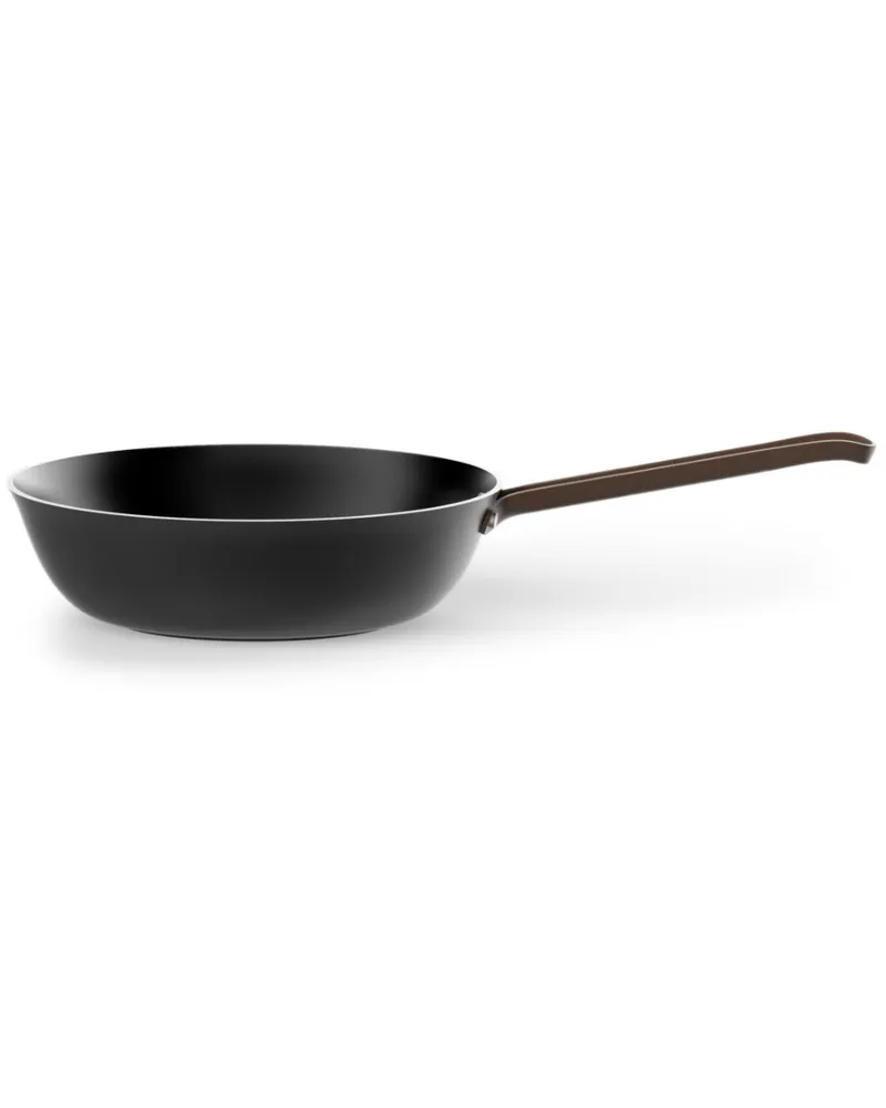 Alessi Bratpfanne mit matter Oberfläche - Schwarz Schwarz
