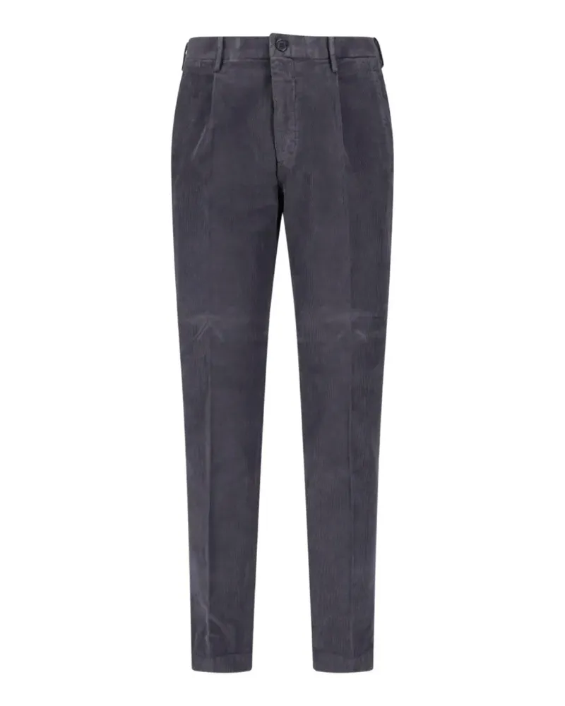 Incotex corduroy straight-leg trousers - Grau Grau