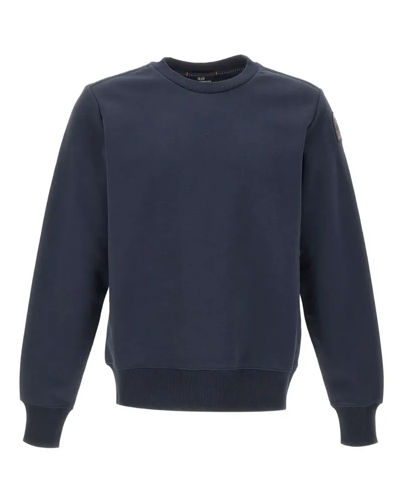 Parajumpers logo-patch sweatshirt - Blau Blau