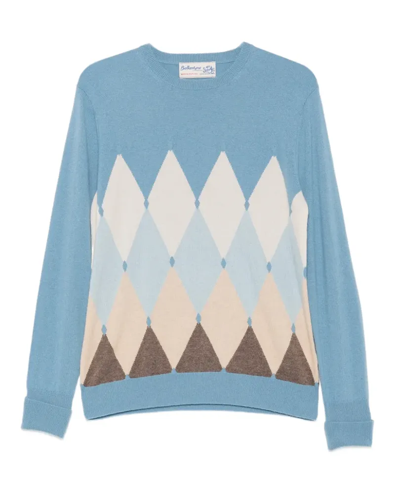 Ballantyne Pullover mit Rundhalsausschnitt - Blau Blau