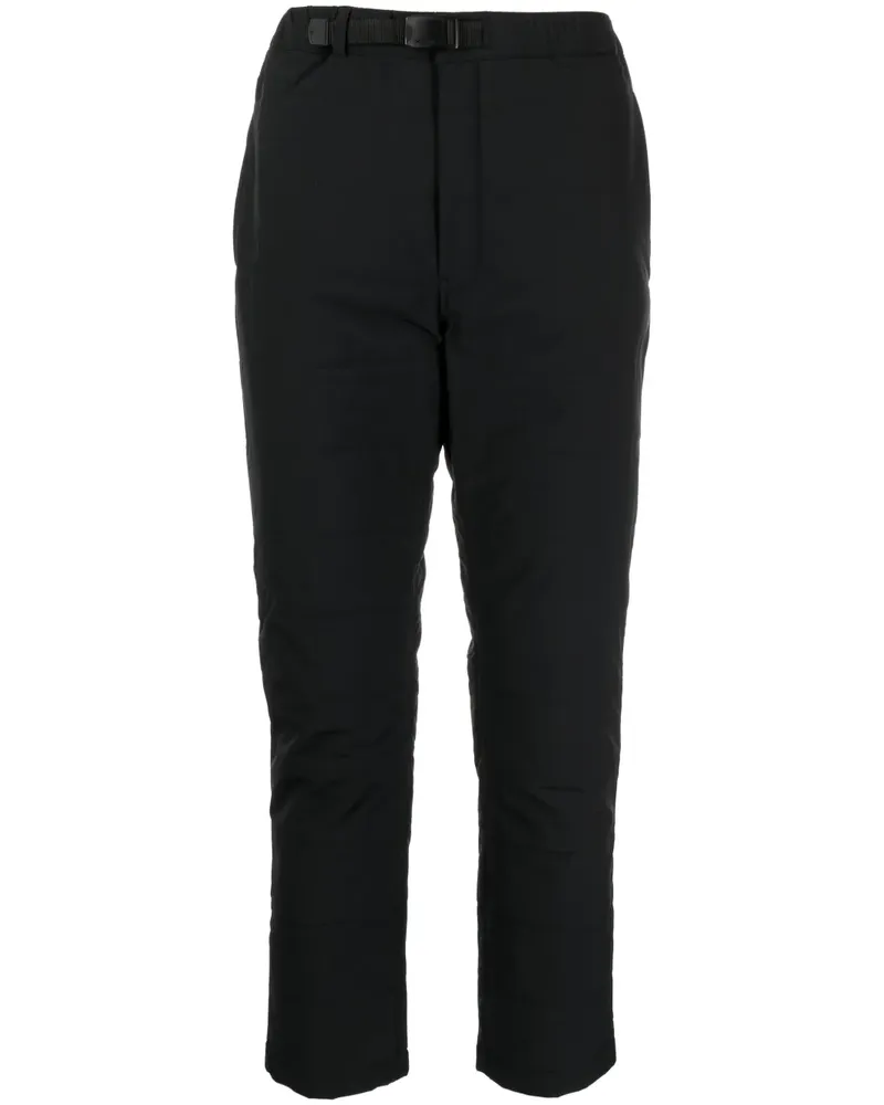 Snow Peak Gesteppte Straight-Leg-Hose - Schwarz Schwarz