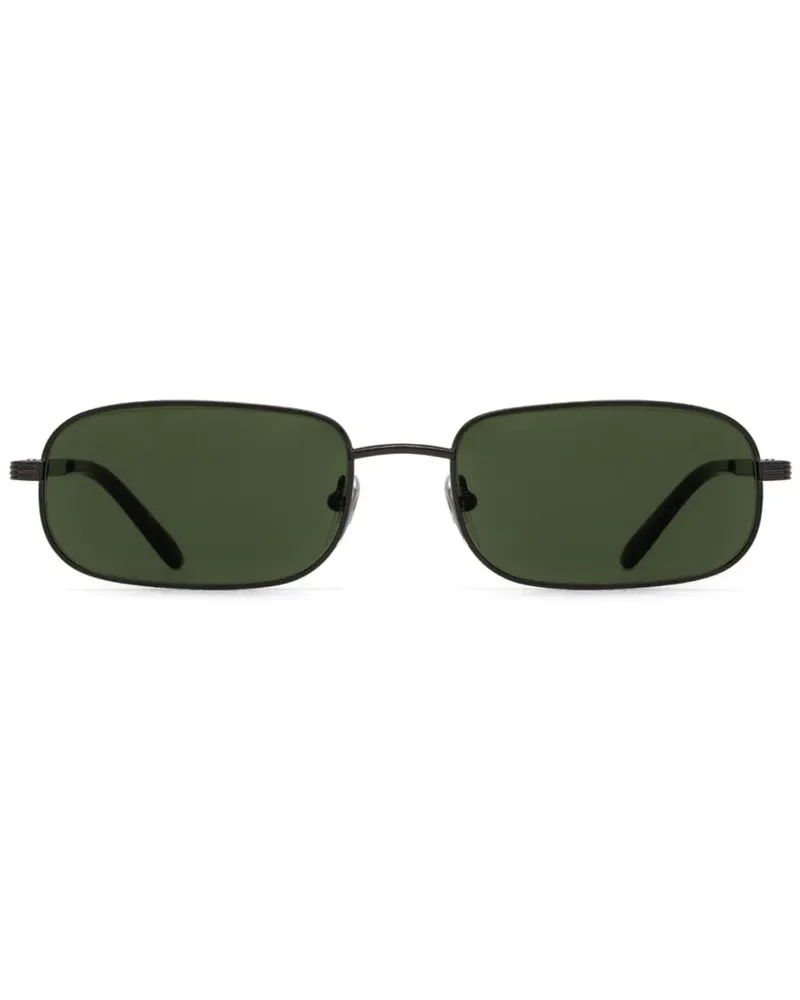 Gucci Sonnenbrille mit eckigem Gestell - Grau Grau