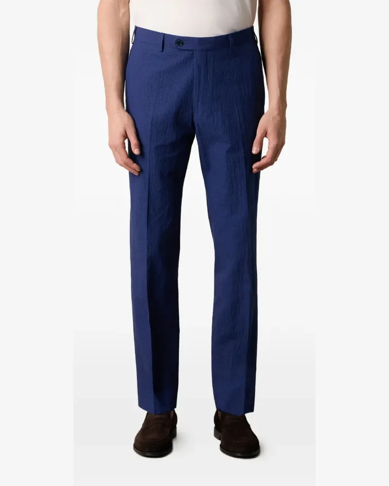 Brooks Brothers seersucker trousers - Blau Blau