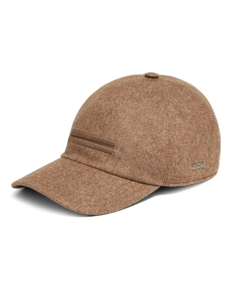 Ermenegildo Zegna Baseballkappe aus Kaschmir - Braun Braun