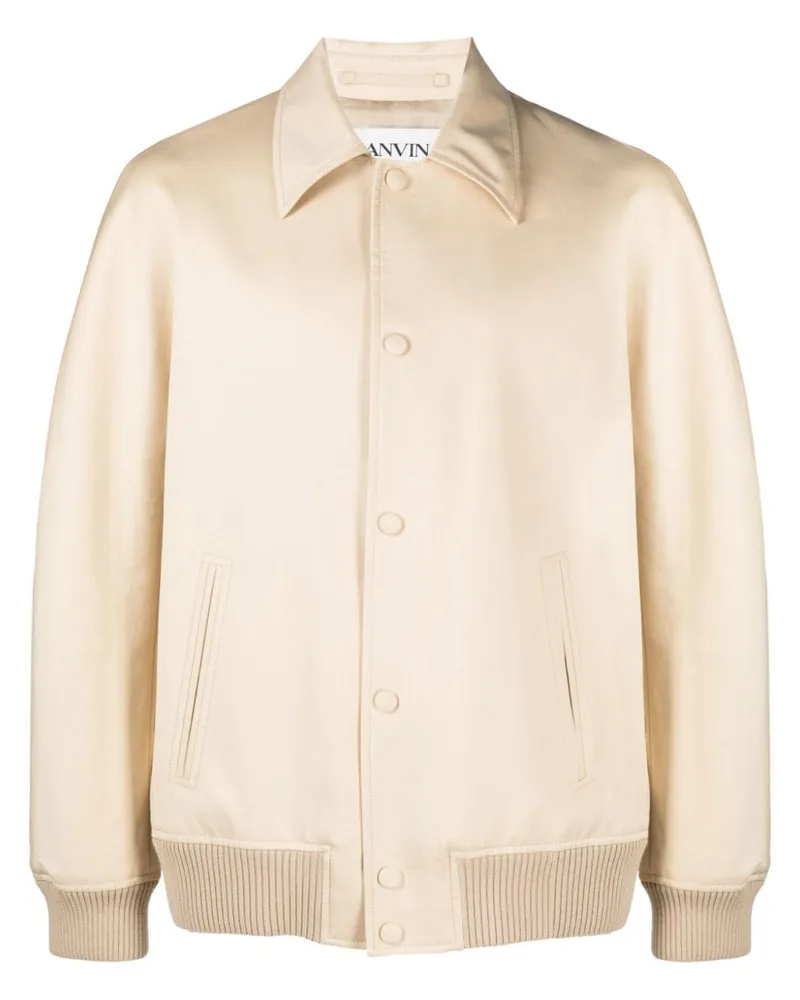 Lanvin Bomberjacke mit klassischem Kragen - Nude Nude