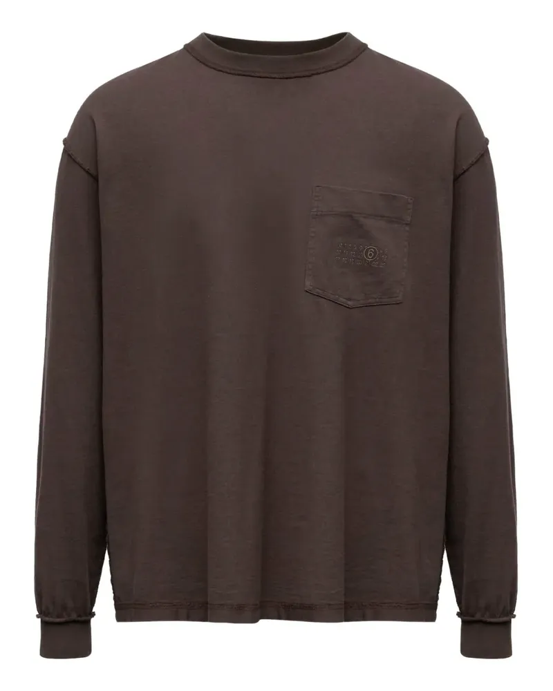 Maison Margiela Klassisches Sweatshirt - Braun Braun