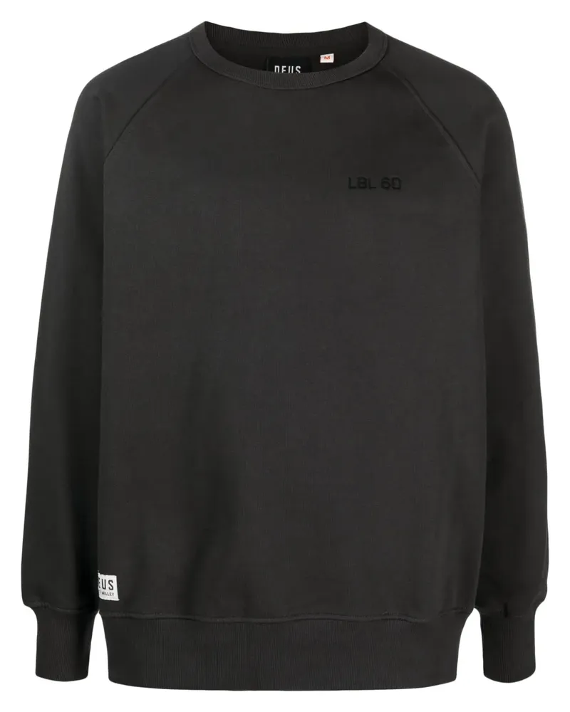 Deus Ex Machina Sweatshirt mit "177"-Print - Grau Grau